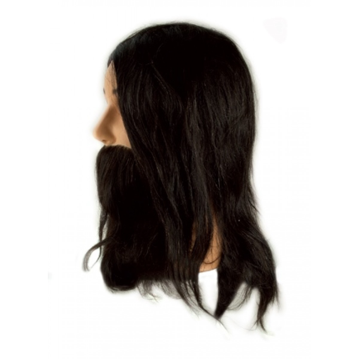 Κούκλα εξάσκησης ανδρική με φυσική τρίχα και μούσι